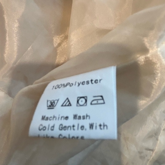 011. Shein Sherpa open style coat Tan Small - Picture 3 of 5